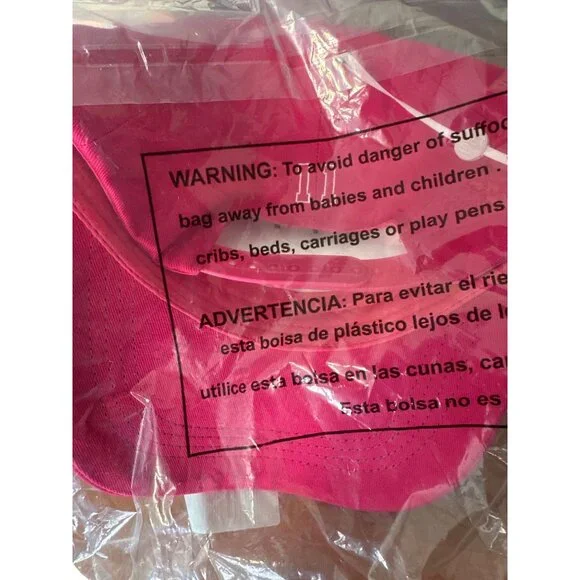 Paris Hilton Boss Babe Varsity Baseball Cap Hot Pink Adjustable Hat Embroidered - Picture 5 of 5